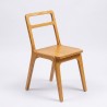 Krzesło ze Sklejki ALVAR | Minimalistyczne Krzesło w Stylu Japandi